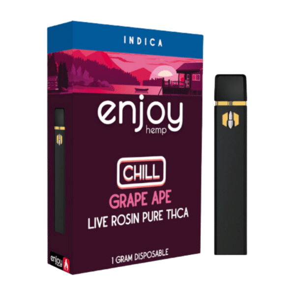 Grape Ape (Indica) Pure THCA Live Rosin Disposable Vape for Chill