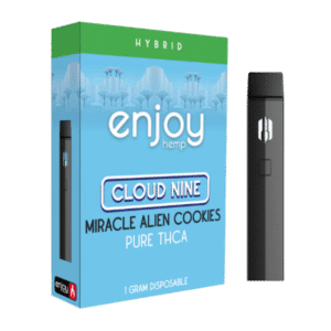 Miracle Alien Cookies (Hybrid) Pure THCA Live Rosin Disposable Vape for Cloud Nine